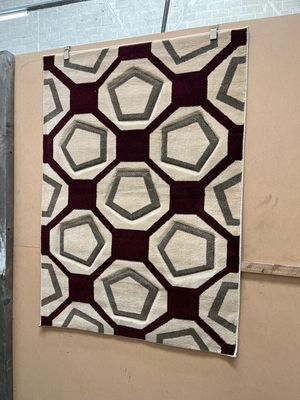 Multicoloured Patterned Rug 160cm X 120cm (160)