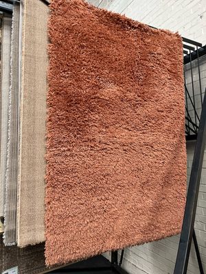 Soft Orange Fabric Rug 180cm X 120cm (101)