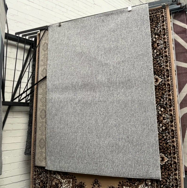 Grey Rug 170cm X 120cm (126)