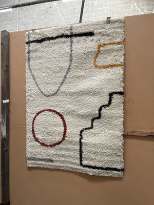 Multicoloured Rug 170cm X 120cm (153)