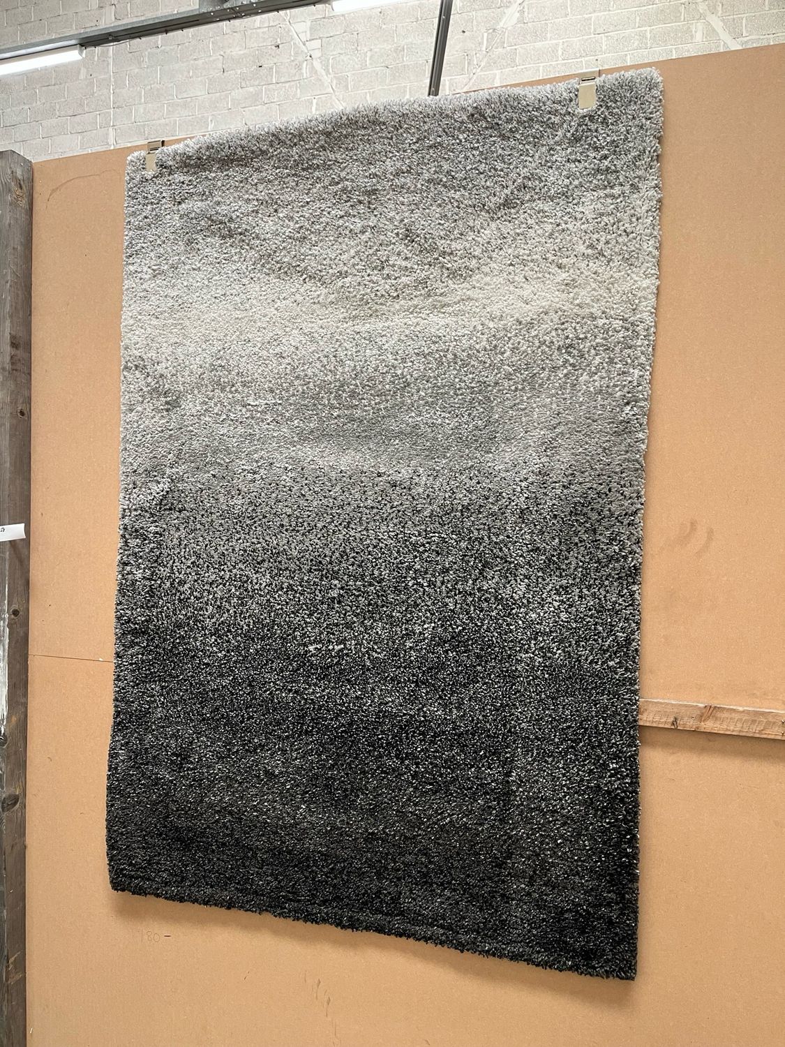 Grey Soft Rug 170cm X 120cm (155)