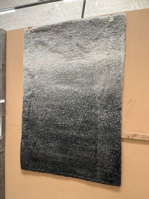 Grey Soft Rug 170cm X 120cm (155)