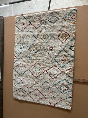 Multicoloured Patterned Rug 170cm X 120cm (159)