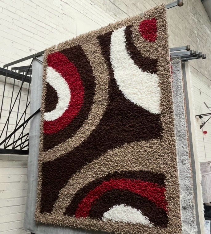 Multicoloured Patterned Rug 160cm X 120cm (111)