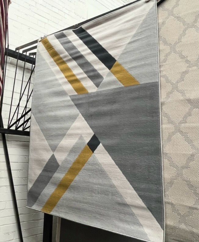 Multicoloured Patterned Rug 170cm X 120cm (113)