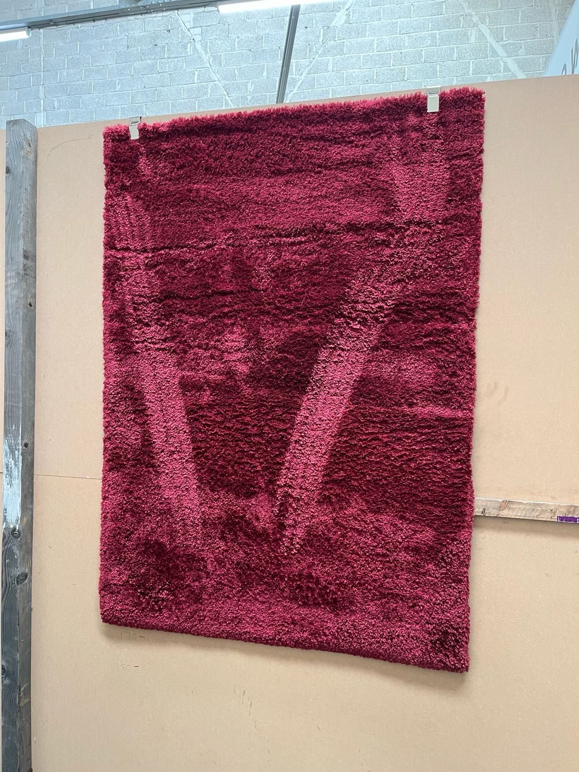 Red Soft Touch Rug 170cm X 120cm (167)