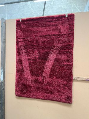 Red Soft Touch Rug 170cm X 120cm (167)