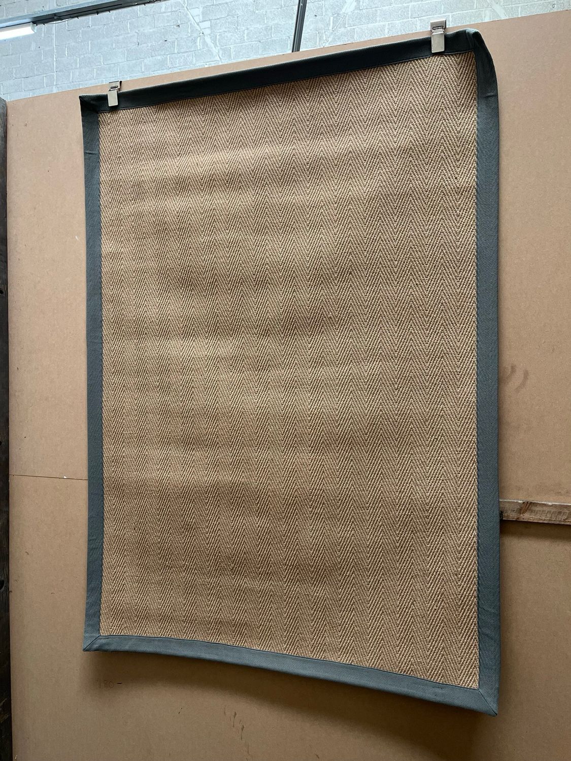 Beige & Grey Rug 170cm X 120cm (176)