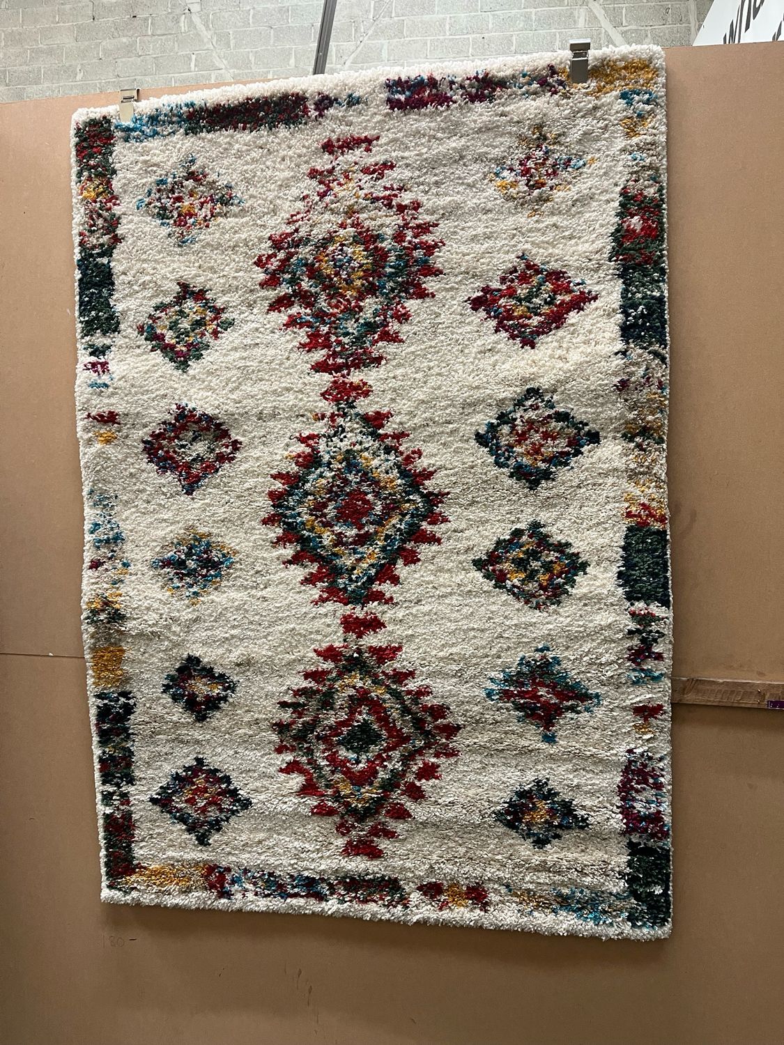 Multicoloured Patterned Rug 170cm X 120cm (209)
