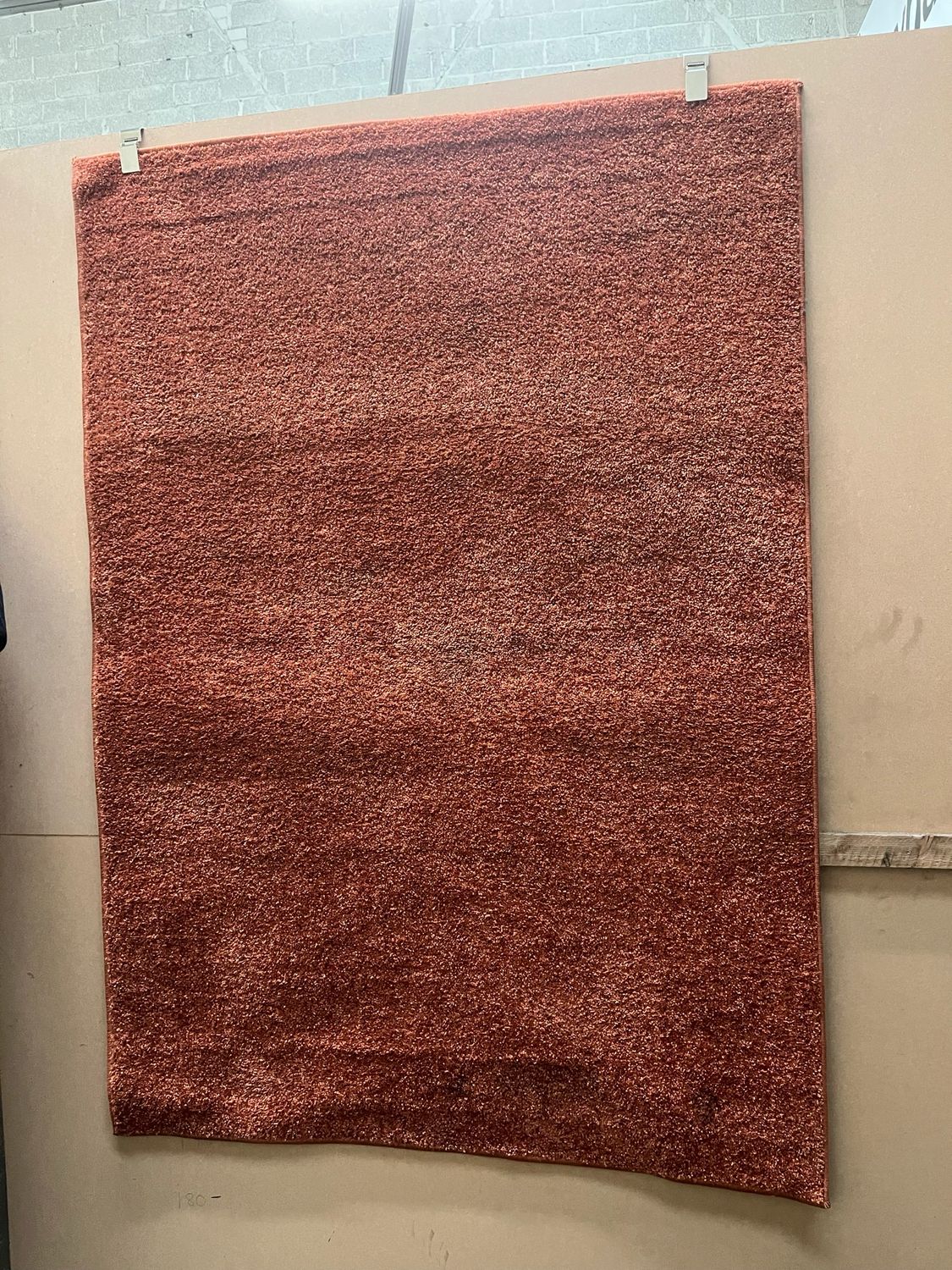 Deep Orange Rug 170cm X 120cm (212)