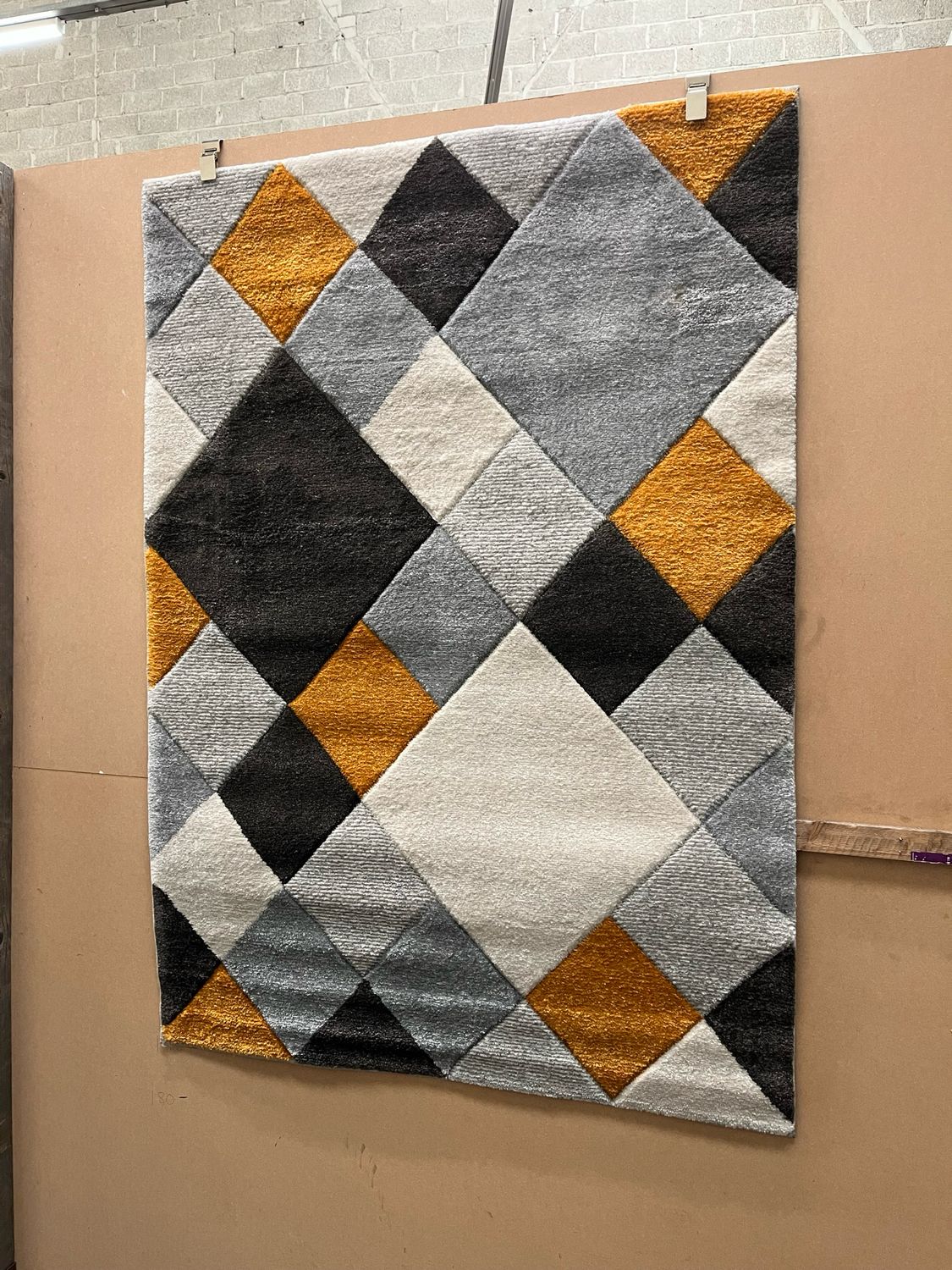 Multicoloured Patterned Rug 160cm X 120cm (236)