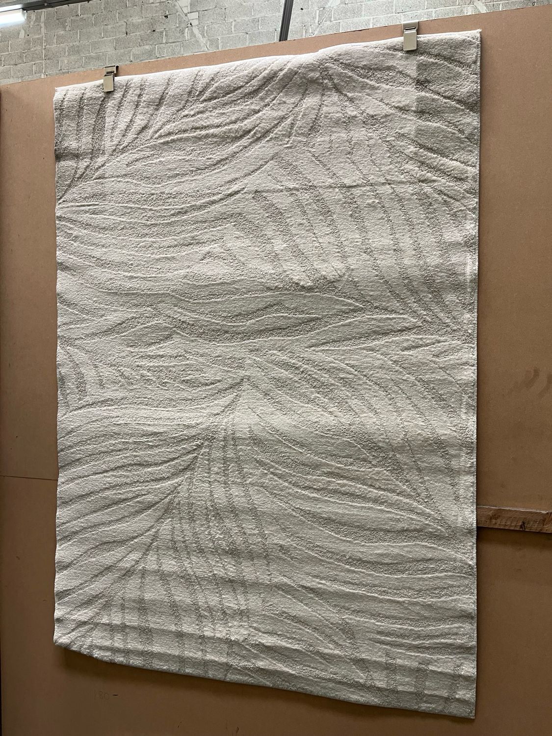 Beige Patterned Rug 170cm X 120cm (218)