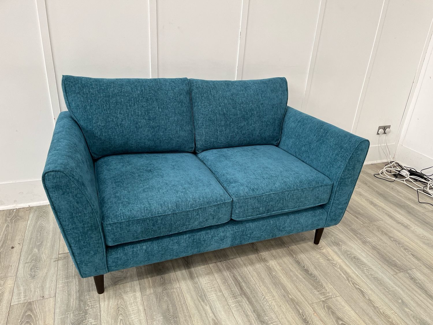 Famous Store Keswick 2 Seat Sofa In Turquoise Fabric