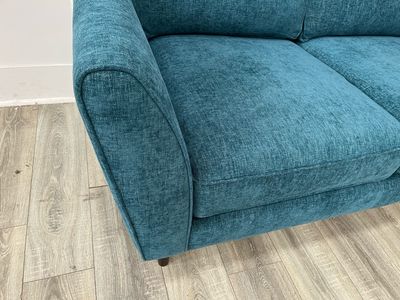 Famous Store Keswick 2 Seat Sofa In Turquoise Fabric