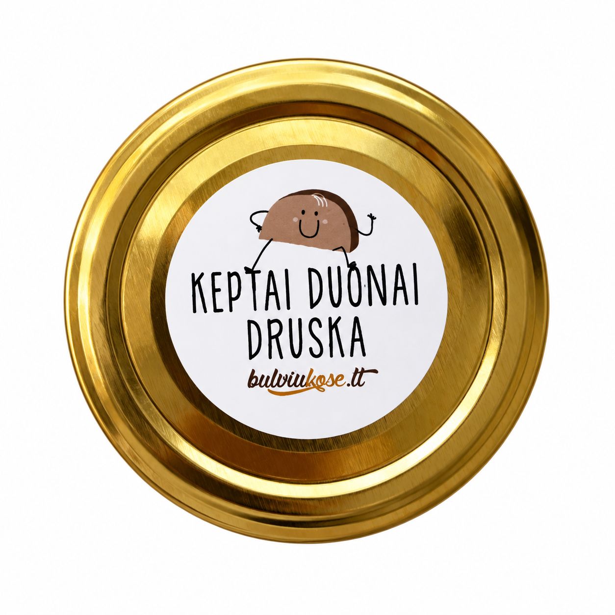 Druska keptai duonai
