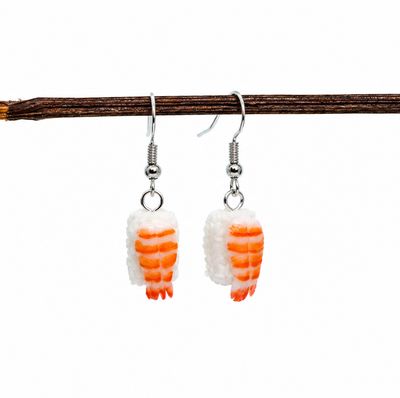 Auskarai - „Suši Nigiri su krevetėmis“ Auskarai - „Suši Nigiri su krevetėmis“