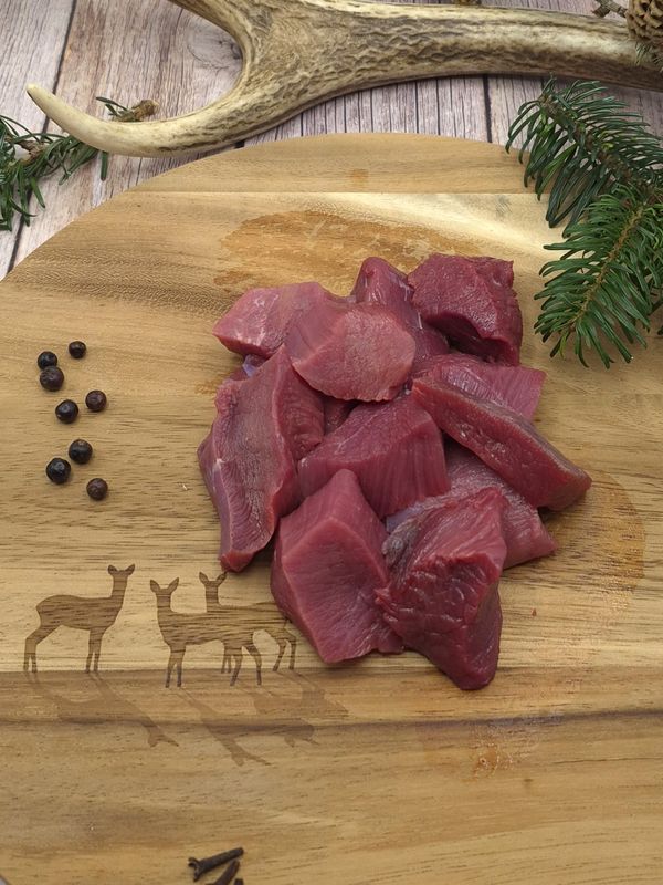 Junghirsch-Gulasch 0,5 kg