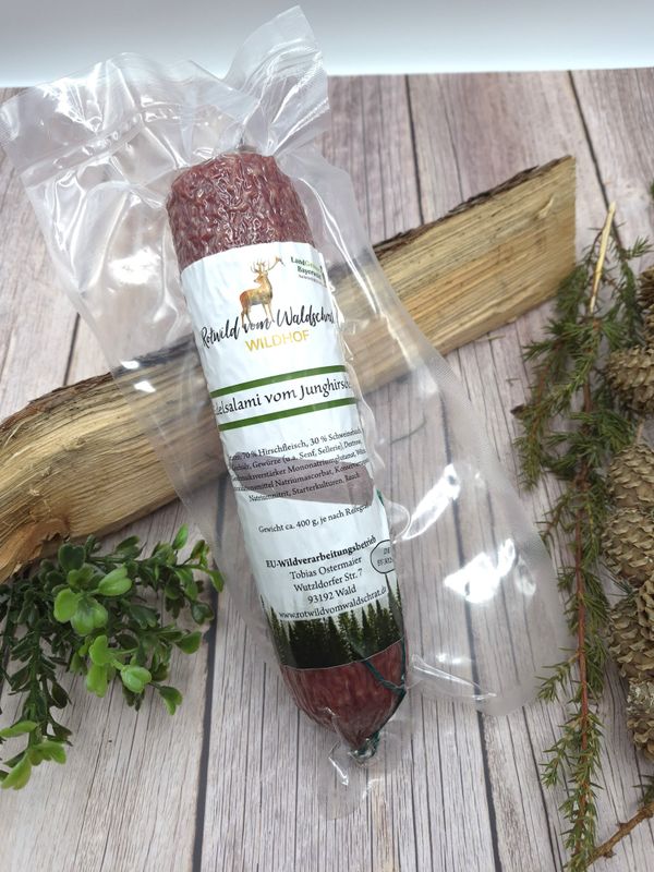 Edelsalami vom Junghirschen