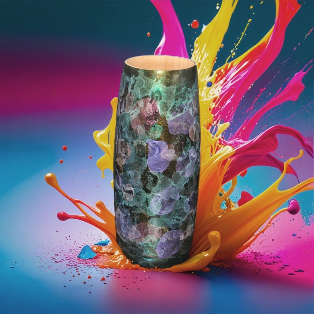 Lindenholzvase Lindenholzvase