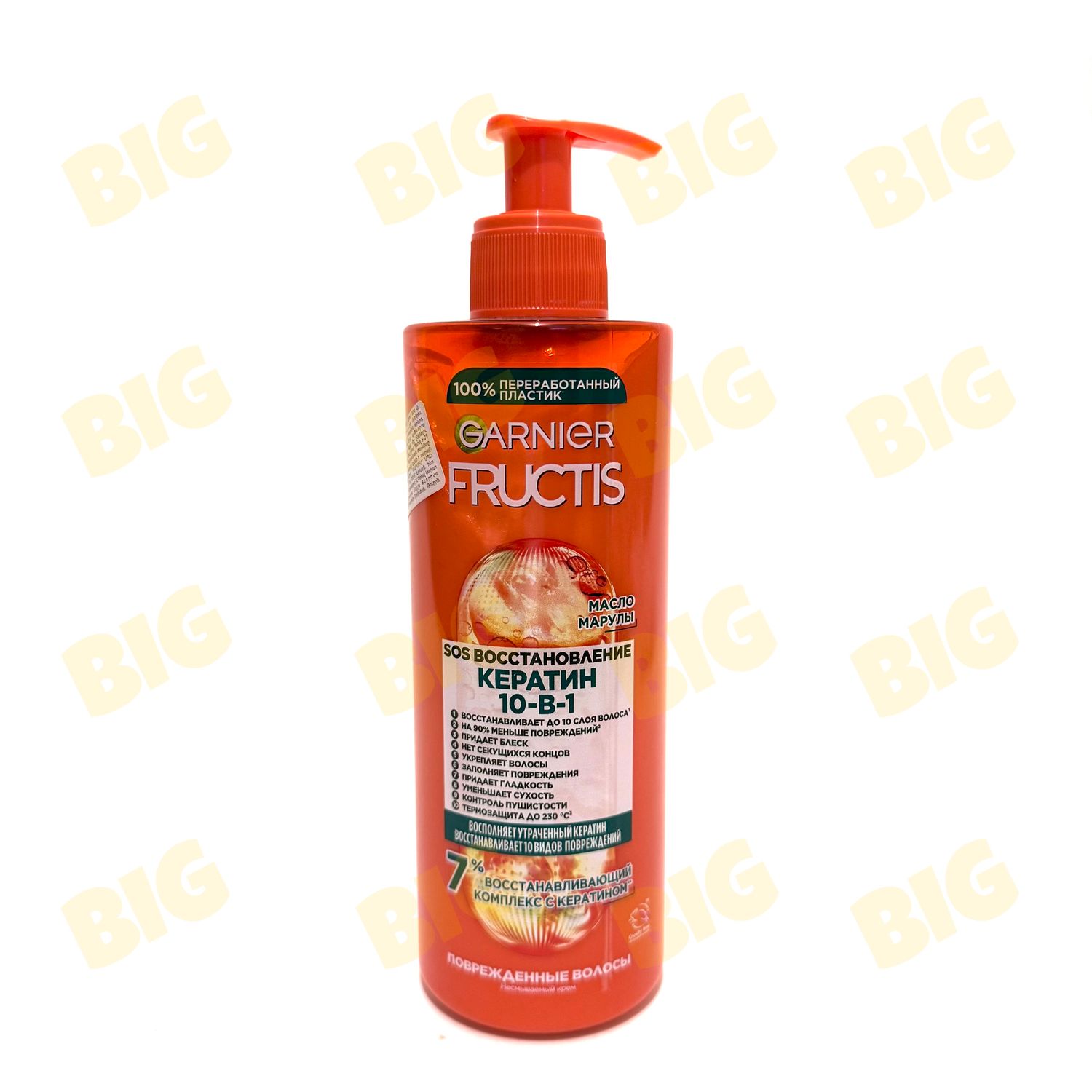Մազերի կրեմ Garnier Fructis 10в1 SOS восстановление 400մլ․