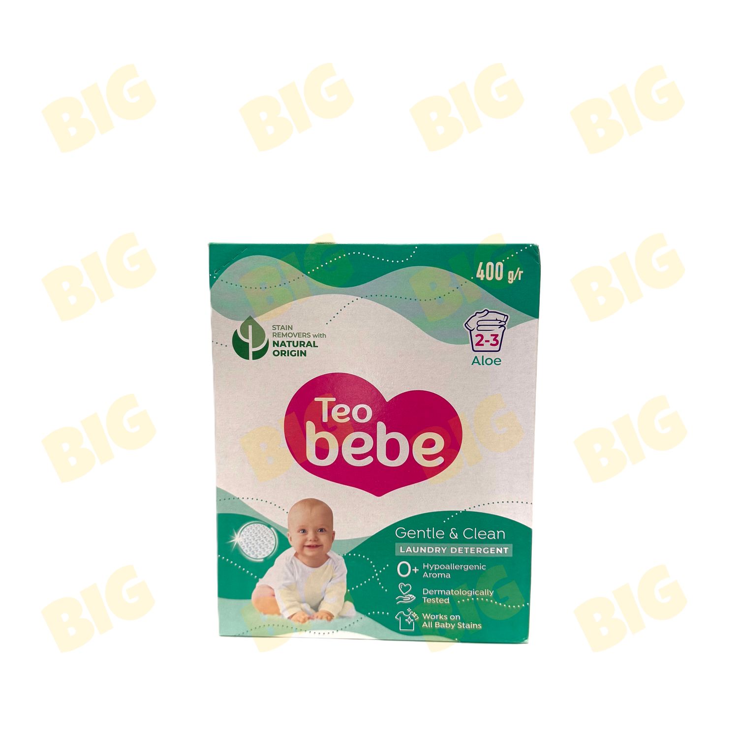Լվացքի փոշի մանկական Teo Bebe ալոե 400գ․