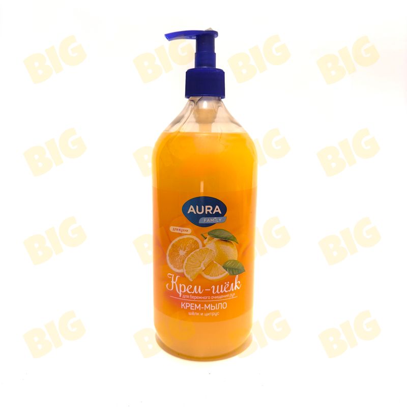 Հեղուկ օճառ Aura ցիտրուս 1լ․