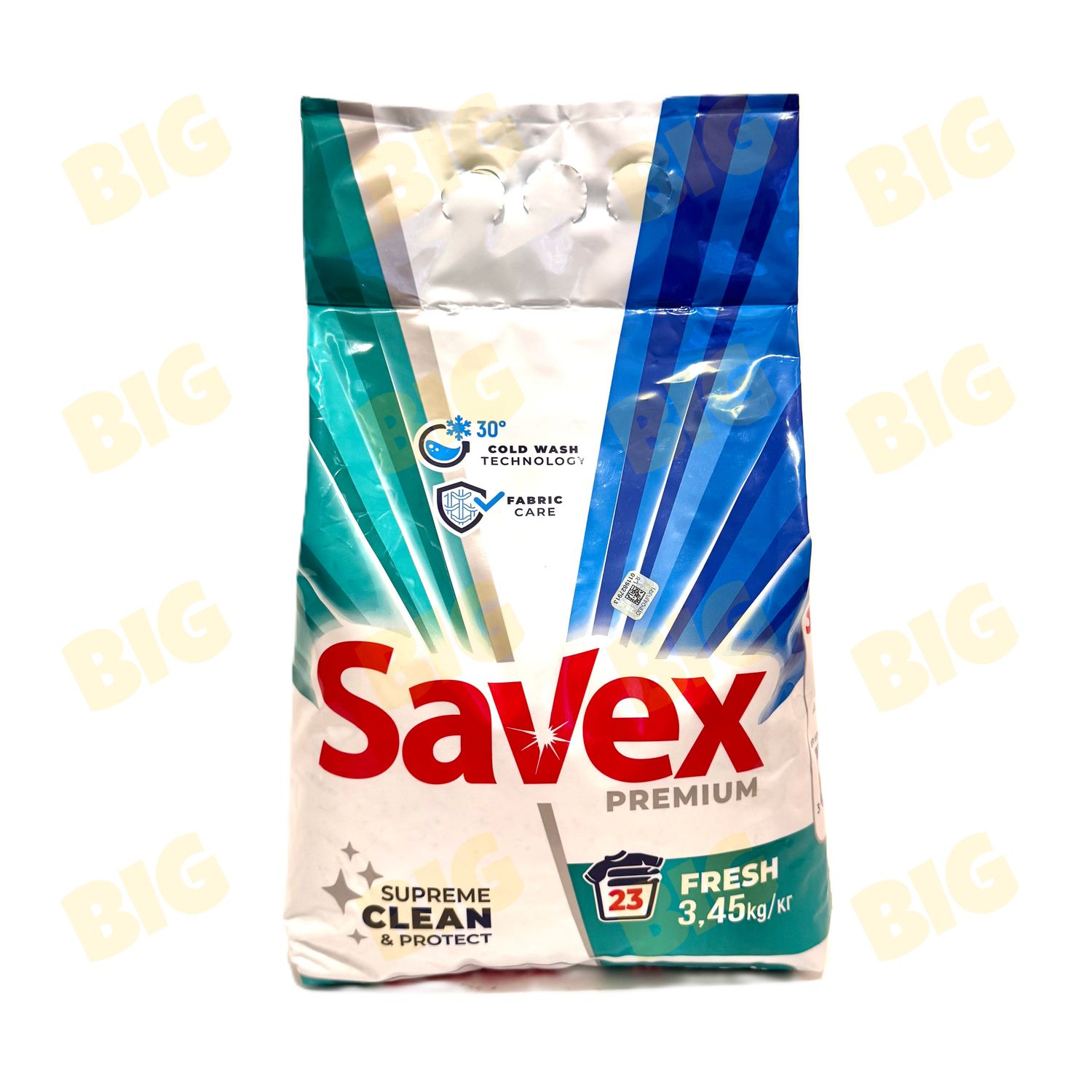 Լվացքի փոշի Savex Fresh ունիվերսալ 3,45կգ․