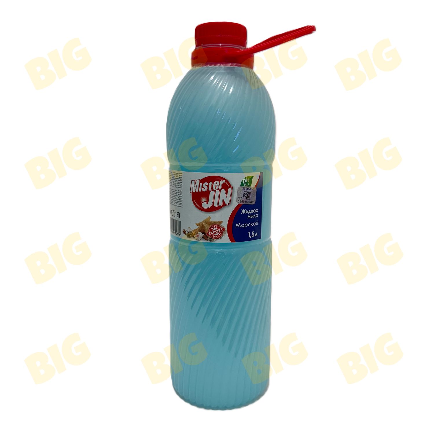 Հեղուկ օճառ Mister Jin ծովային 1,5լ․