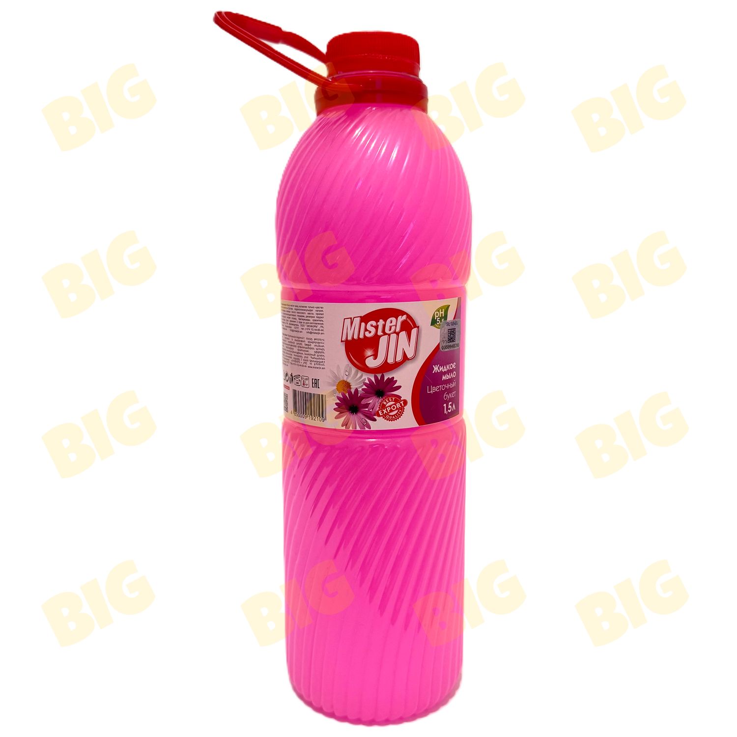 Հեղուկ օճառ Mister Jin ծաղկային փունջ1,5լ․