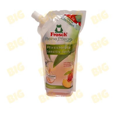 Հեղուկ օճառ Frosch դեղձ 500մլ․