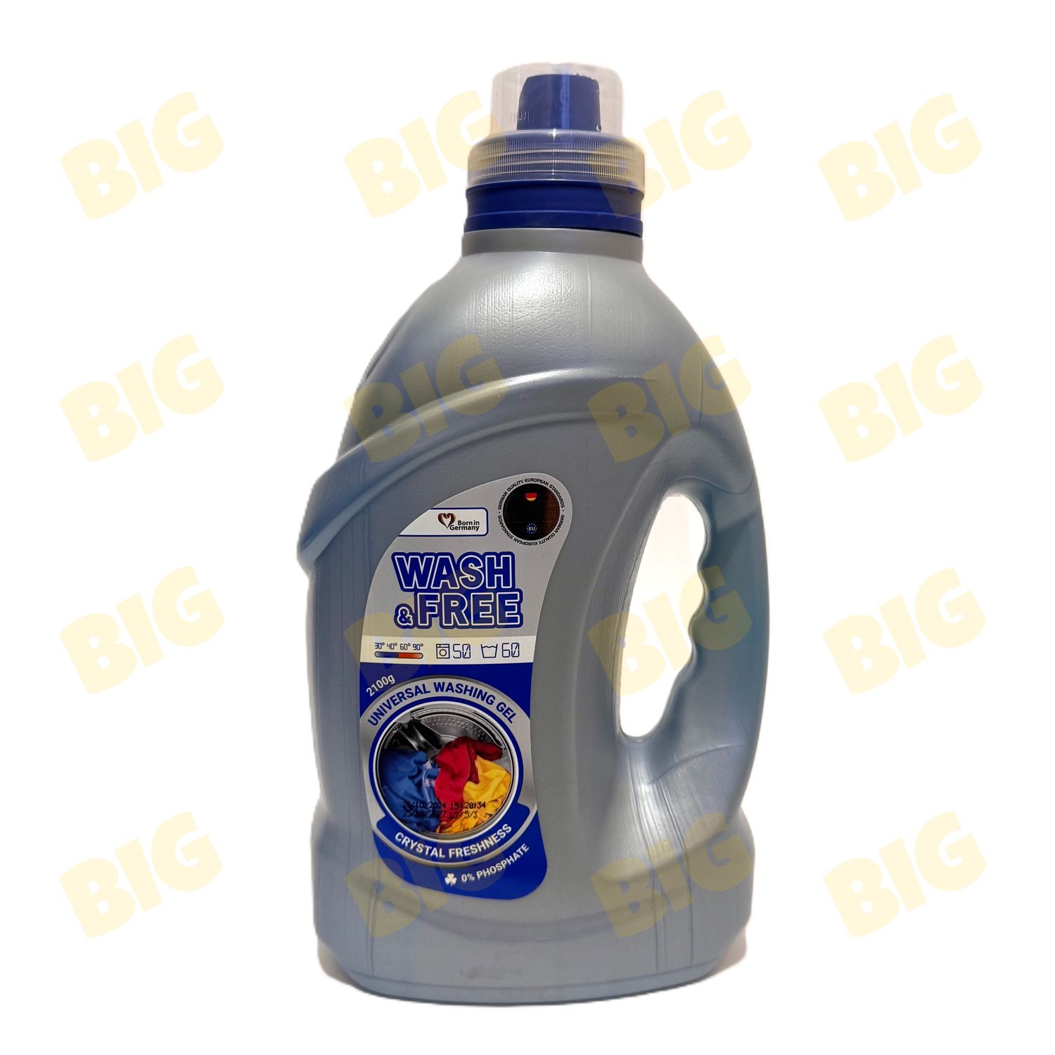 Լվացքի գել Wash&amp;Free ունիվերսալ 2լ․