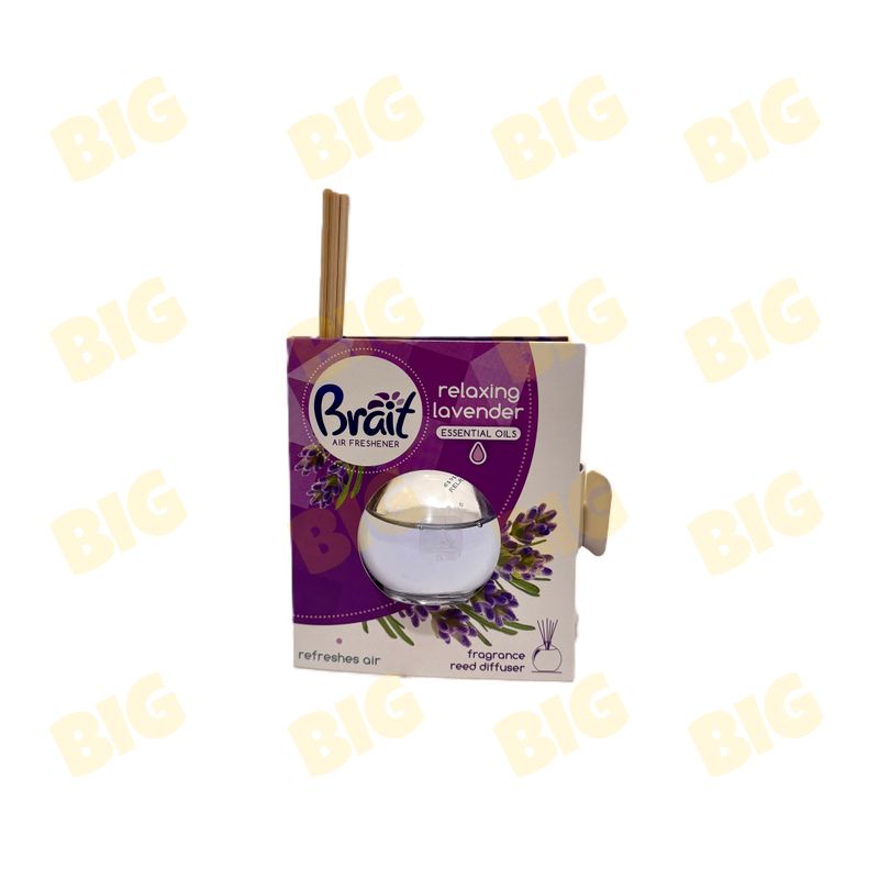 Օդի թարմացուցիչ փայտիկներով Brait Relaxing Lavender 40մլ․