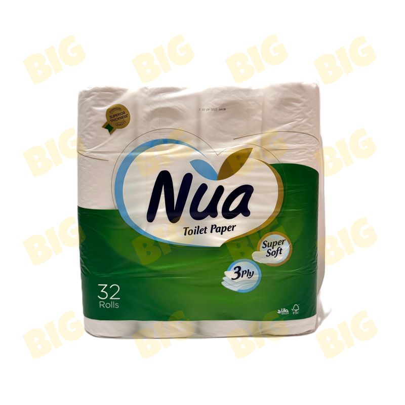 Զուգարանի թուղթ NUA 32հատ 3շերտ