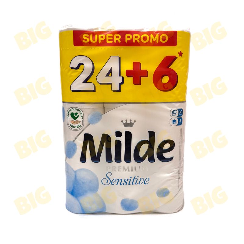 Զուգարանի թուղթ Milde 30հատ 3շերտ
