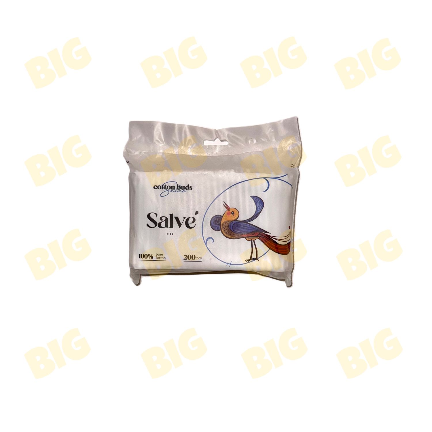 Բամբակյա փայտիկներ Salve 200հ․ տոպրակ