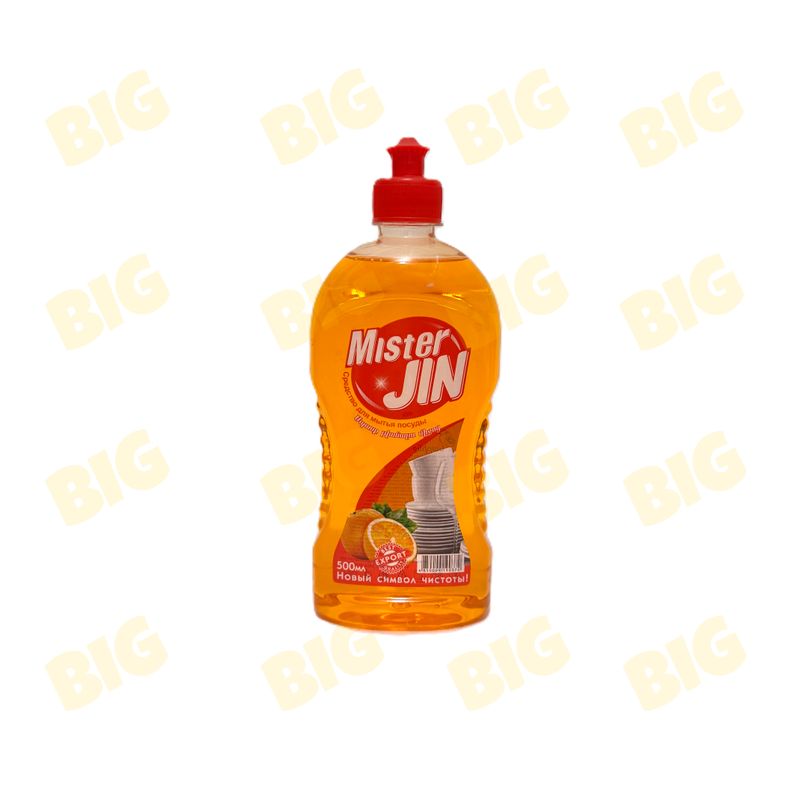 Սպասք լվանալու հեղուկ Mister Jin 500մլ․ Նարինջ