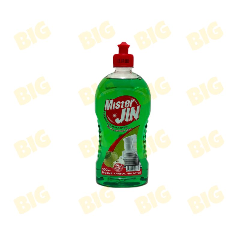 Սպասք լվանալու հեղուկ Mister Jin 500մլ․ Խնձոր