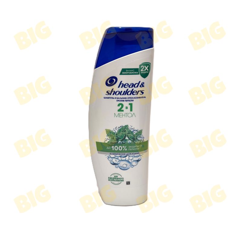 Շամպուն Head&amp;Shoulders Mentol 2в1 400մլ․