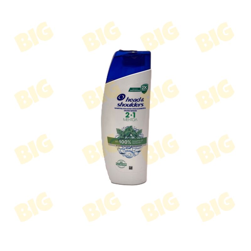 Շամպուն Head&amp;Shoulders մենթոլ 2в1 200մլ․