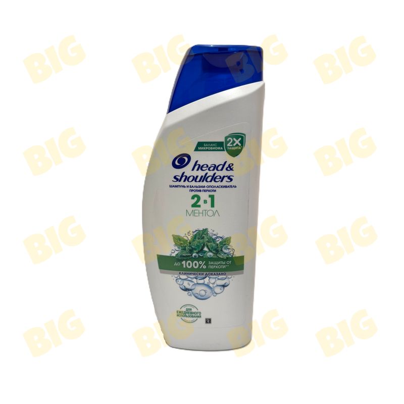 Շամպուն Head&amp;Shoulders 600մլ․ Մենթոլ 2в1