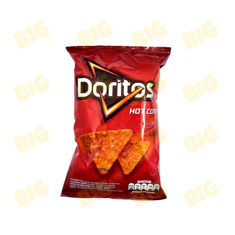 Չիպս Doritos կծու եգիպտացորեն 70գր. (hot corn)