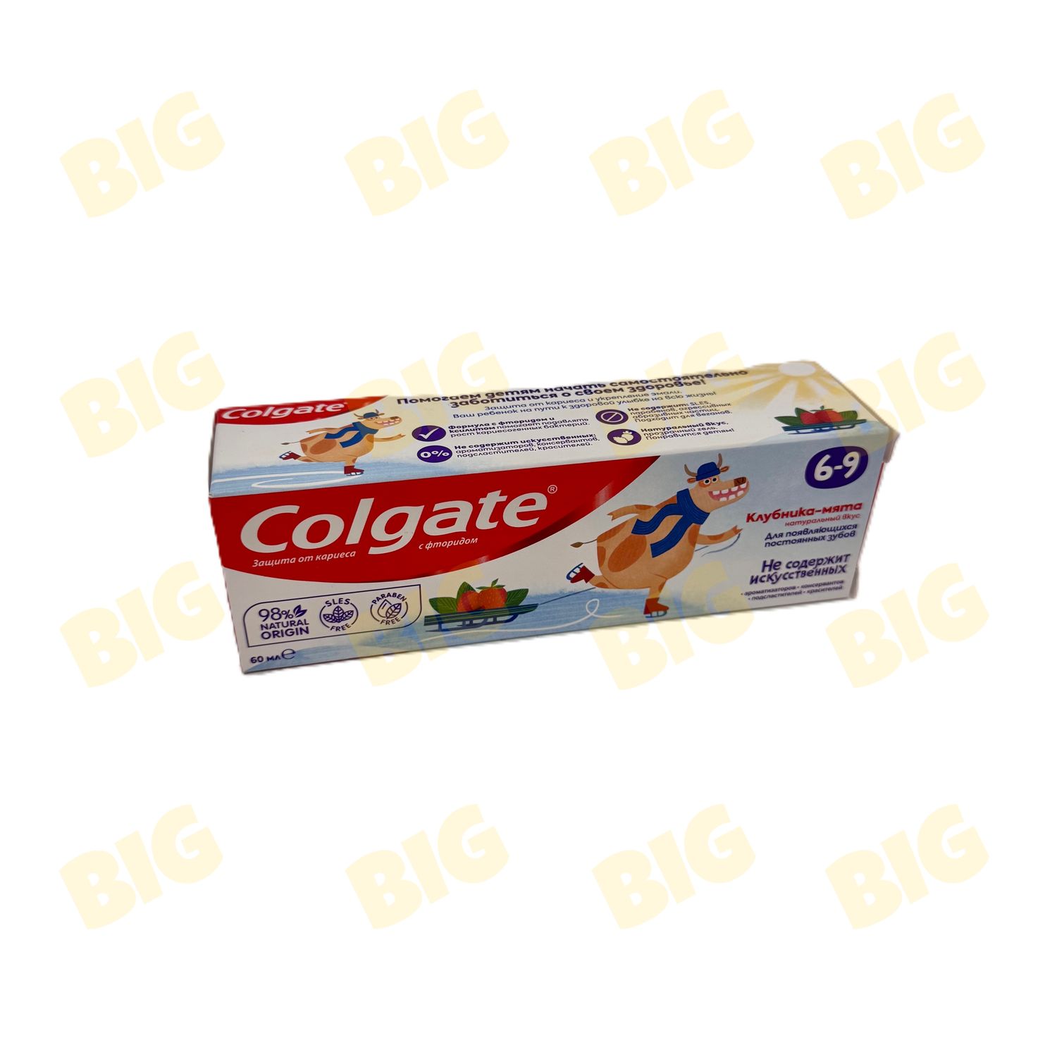 Ատամի մածուկ Colgate մանկական 60մլ․ ելակ և անանուխ 6-9 տարեկան