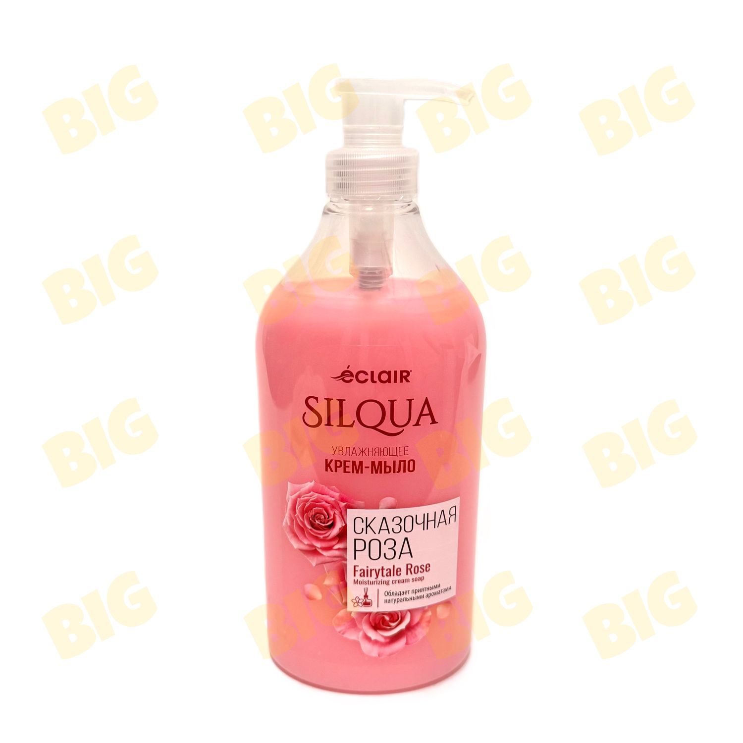 Հեղուկ կրեմ օճառ Eclair Silqua 830մլ․ Վարդ