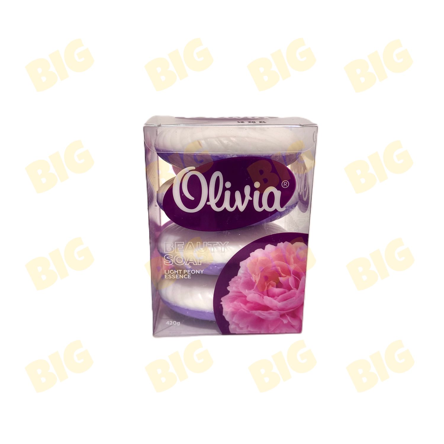 Օճառ Olivia 4հատ 105գ․ Պիոն