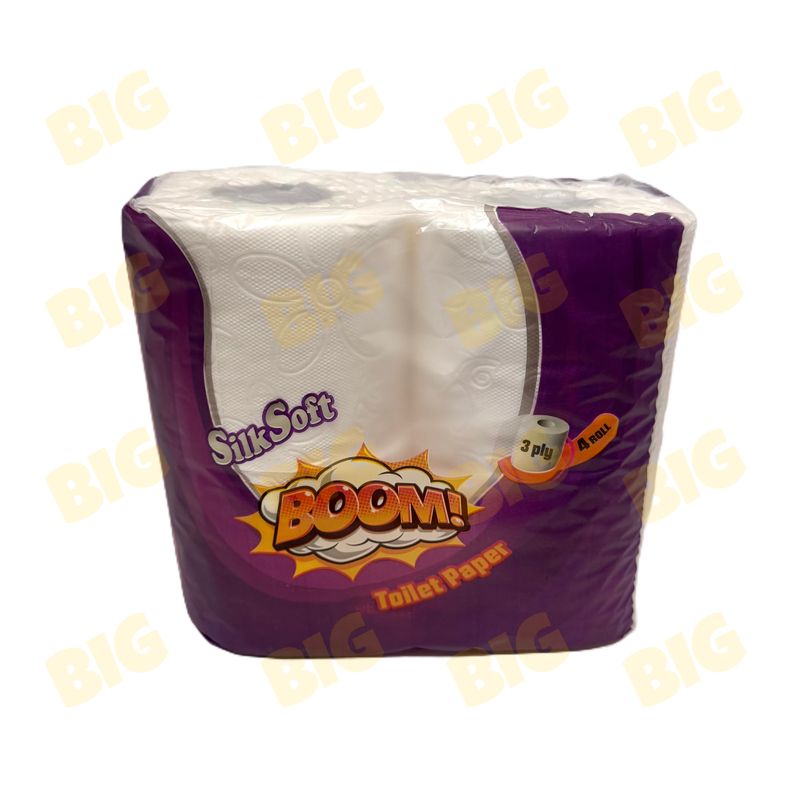 Զուգարանի թուղթ Silk Soft Boom 3շ 4հատ