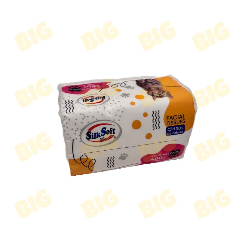 Անձեռոցիկ Silk Soft 200հատ 2շերտ 14սմ․
