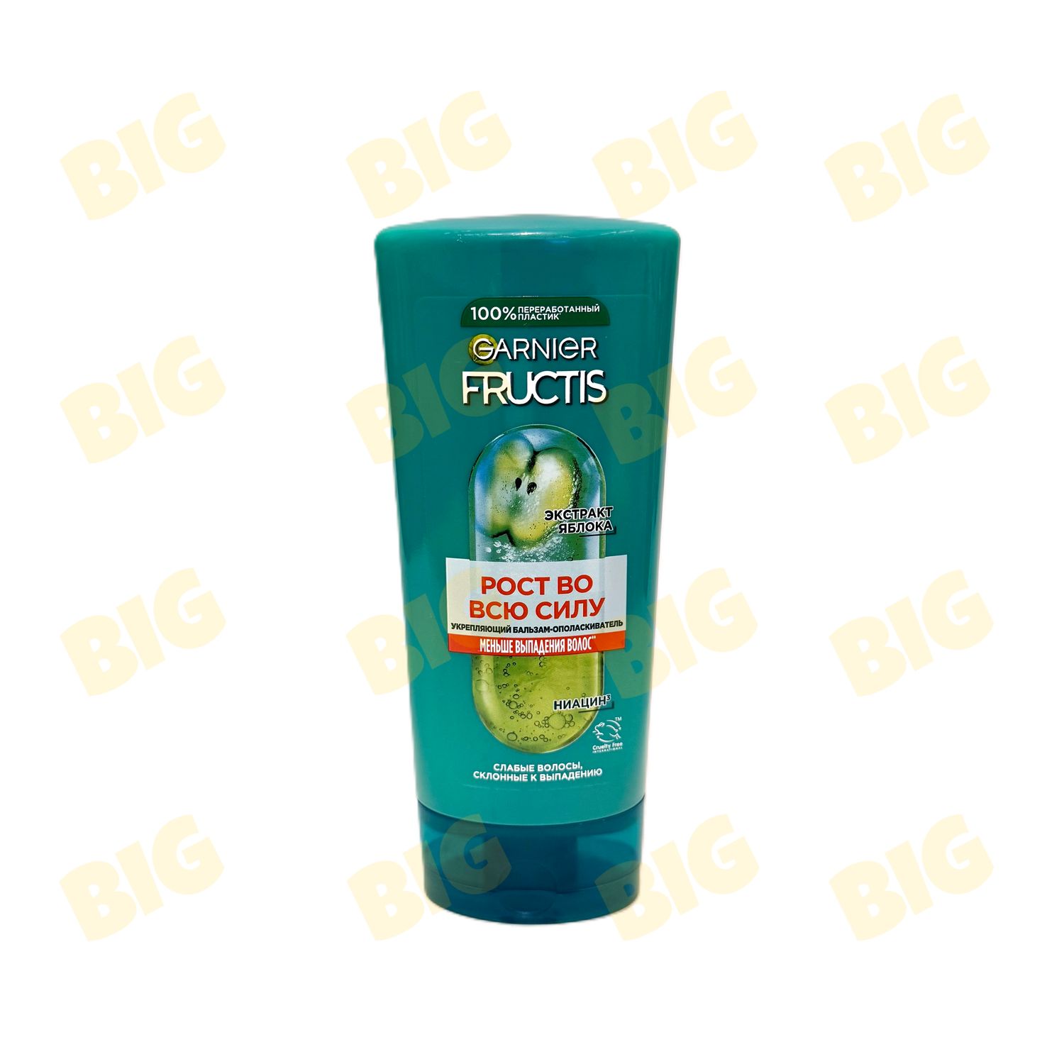 Garnier Fructis բալզամ 200մլ․ Рост во всю силу (խնձորի, կանաչ)