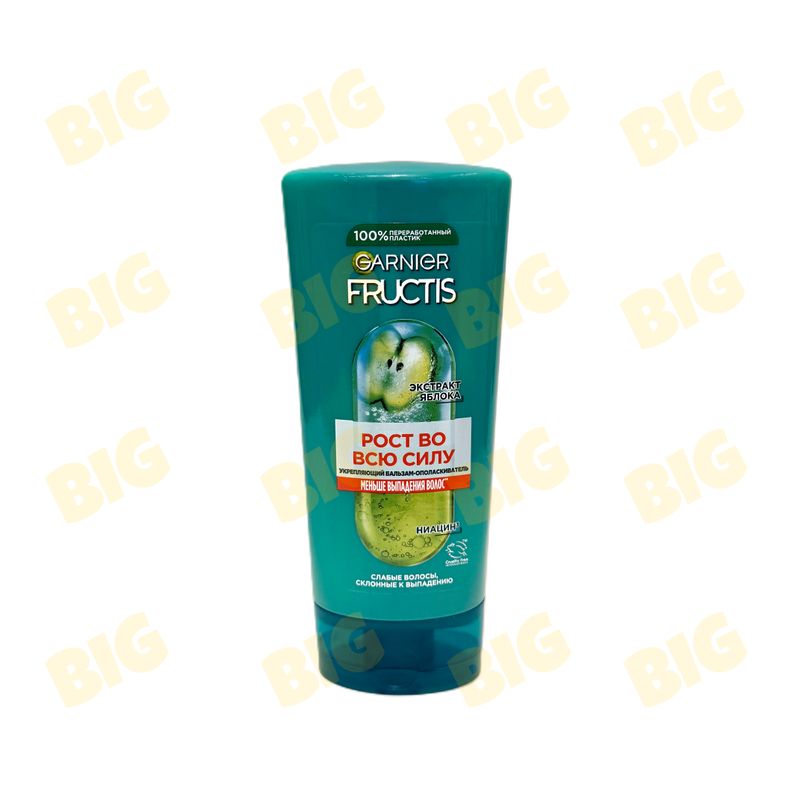 Garnier Fructis բալզամ 200մլ․ Рост во всю силу (խնձորի, կանաչ)