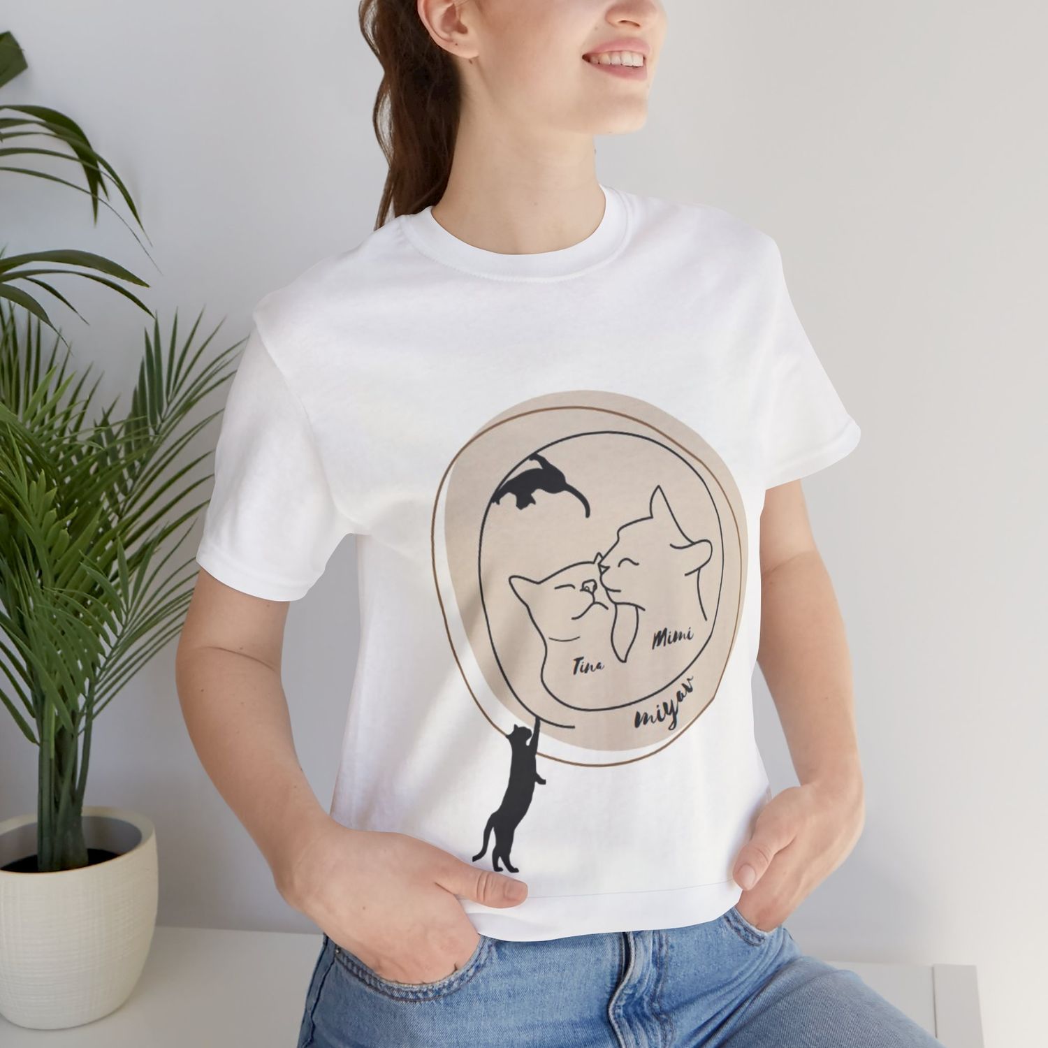 T-Shirt „Miyu – Deine Katzen für immer bei dir“ 🐱