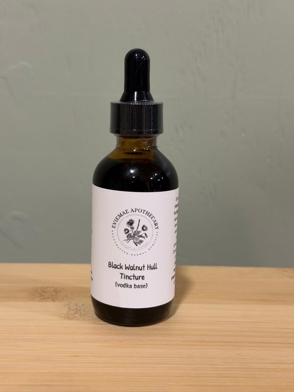 Black Walnut Hull Tincture (vodka based)